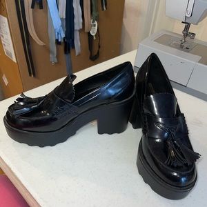 Black Mossimo loafer heels